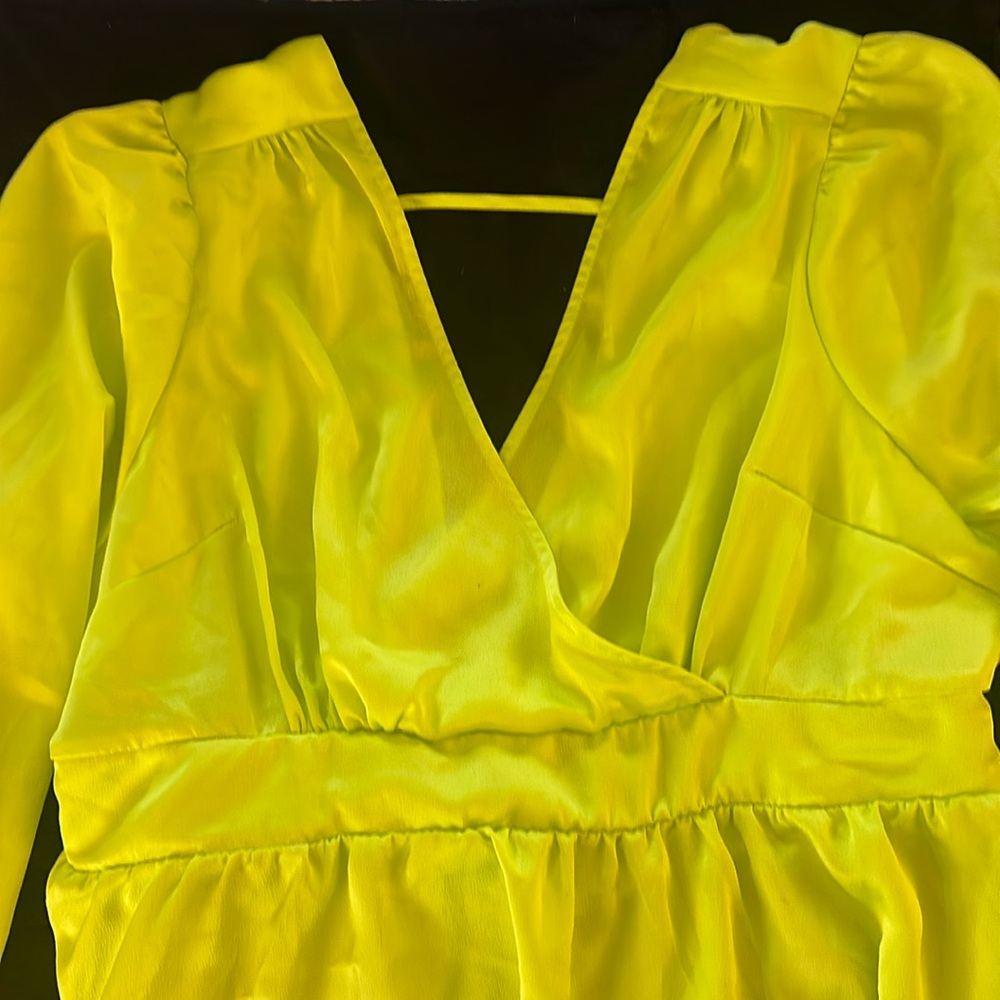 Neon/flourescent top made by torrid size 1 baby doll style, worn once